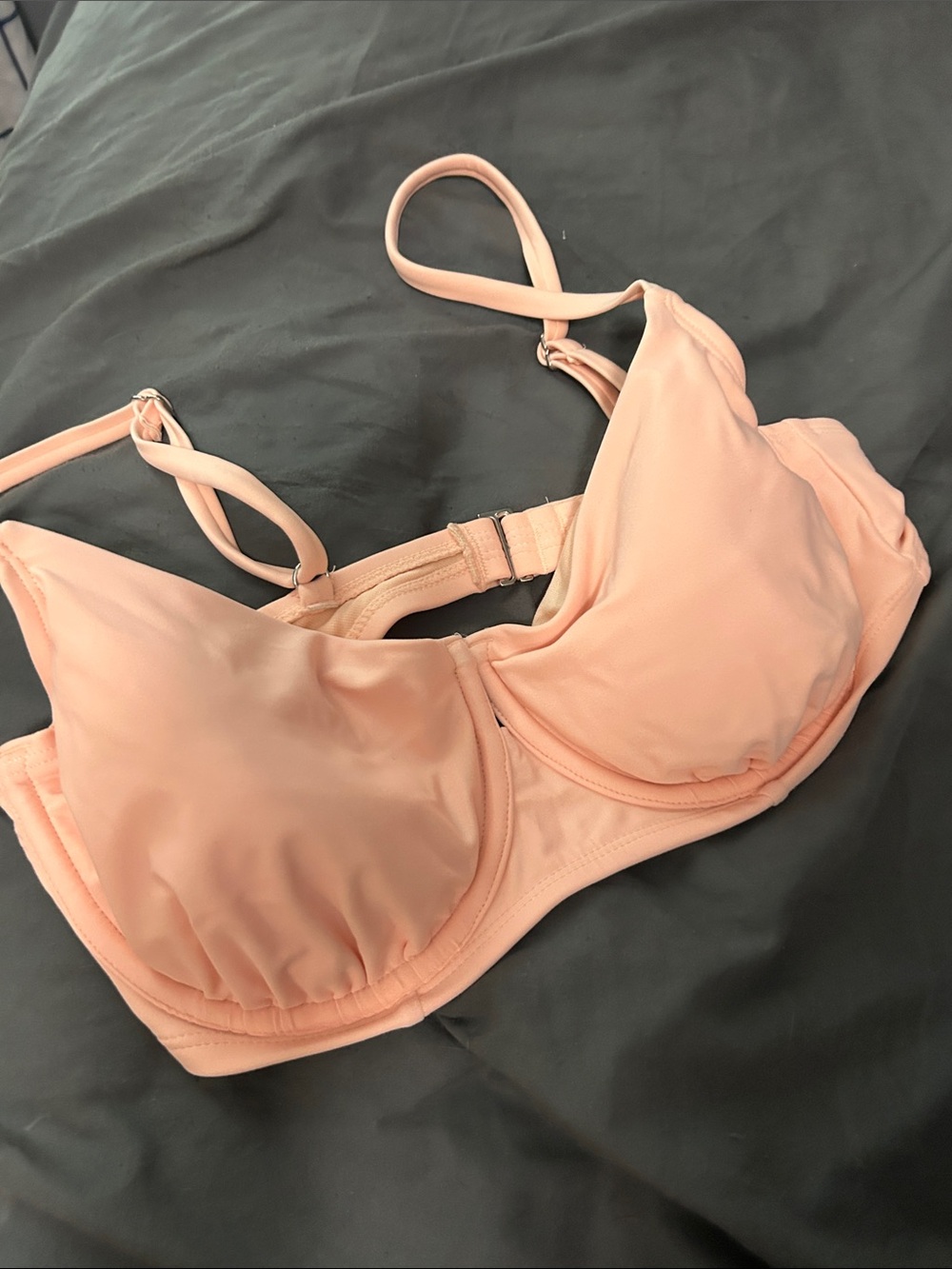 Xhilaration Peach Bikini Top - Light Peach